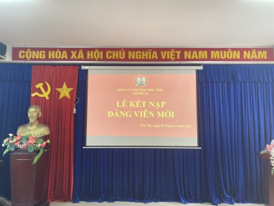 Lễ kết nạp Đảng viên mới