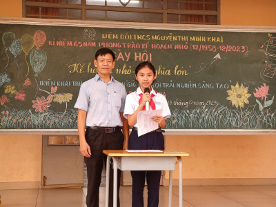 Ngày hội "Kế hoạch nhỏ -Ý nghĩa lớn" năm học 2023 – 2024 nhằm kỉ niệm 65 năm phong trào Kế hoạch nhỏ (02/12/1958-02/12/2023) và thực hiện mô hình “Giờ ra chơi trải nghiệm sáng tạo”