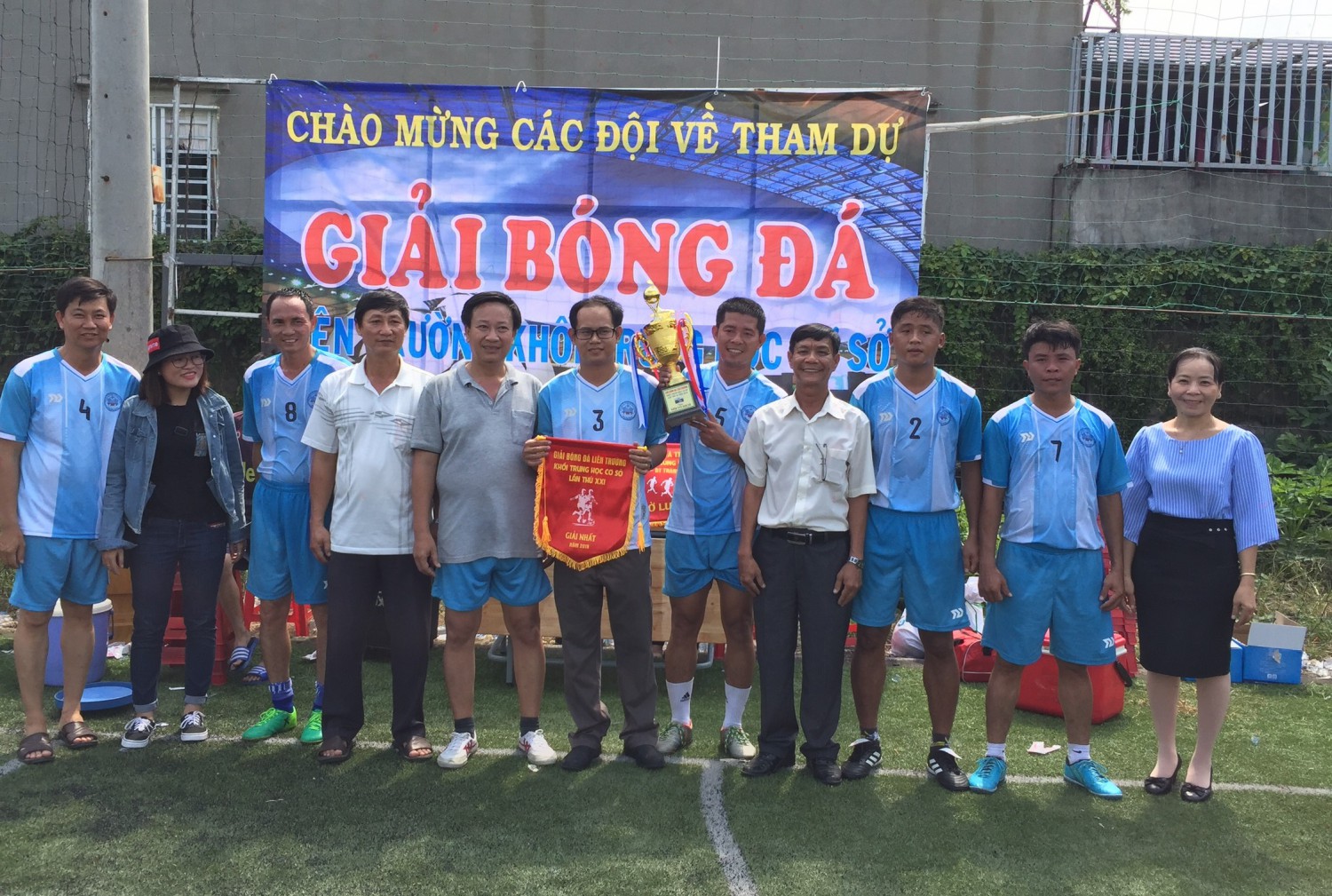 Giải bóng đá liên trường khối THCS năm học 2019 - 2020