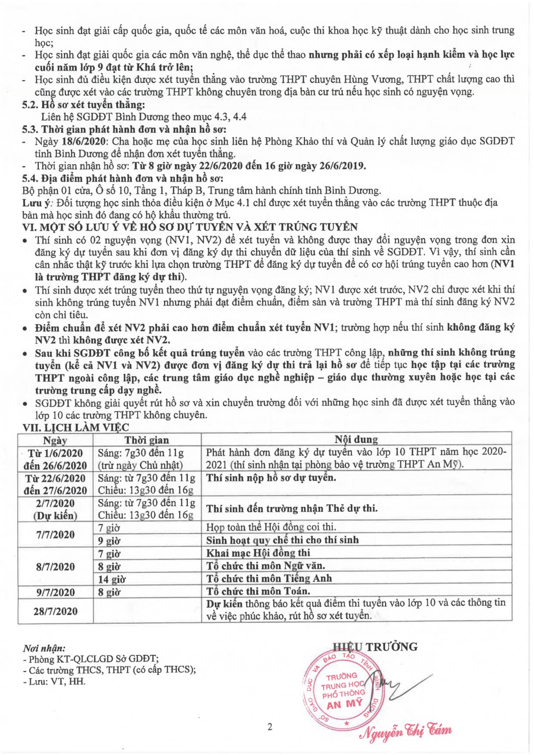 69 TB thpt anmy tuyensinh 10 2021 2