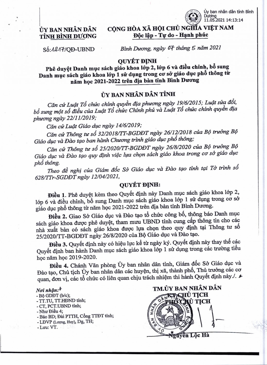 Thong bao danh muc sgk 3