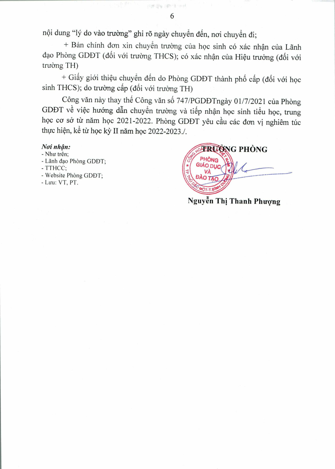 Van ban di 2631 HD chuyen truong va tiep nhan hoc sinh 15 12 2022 1 hình ảnh 5