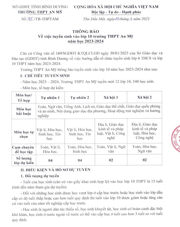 75 TB tuyen sinh lop 10 nam hoc 2023 2024 1