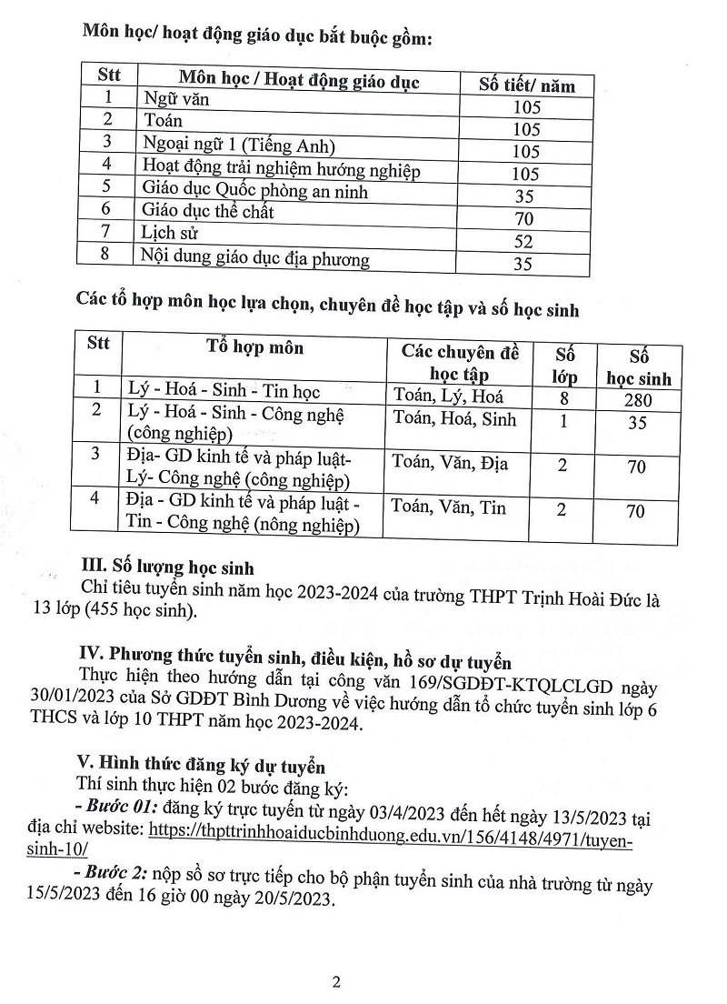 THD KE HOACH TUYEN SINH 10 NH 2023 2024 2