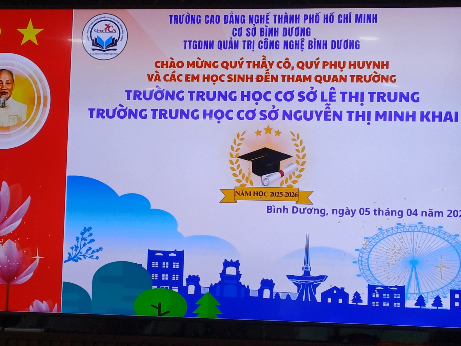 Trường THCS Nguyễn Thị Minh Khai tổ chức hướng nghiệp và tham quan trường nghề cho học sinh khối lớp 9 năm học 2024 – 2025