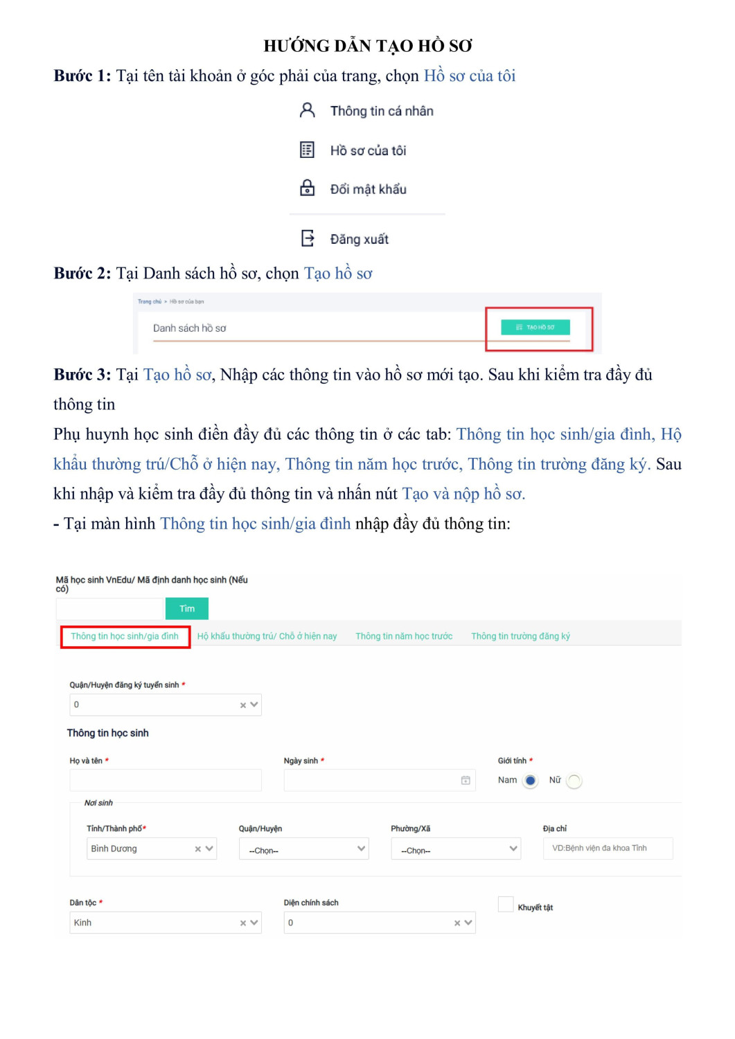 HUONG DAN NOP HO SO TRUC TUYEN LOP 6 h├¼nh ß║únh 2 min