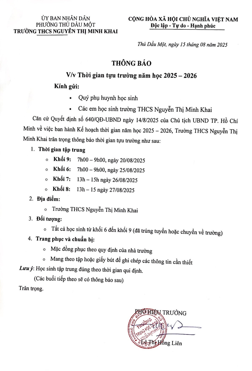 TB TAP TRUNG DAU NAM min