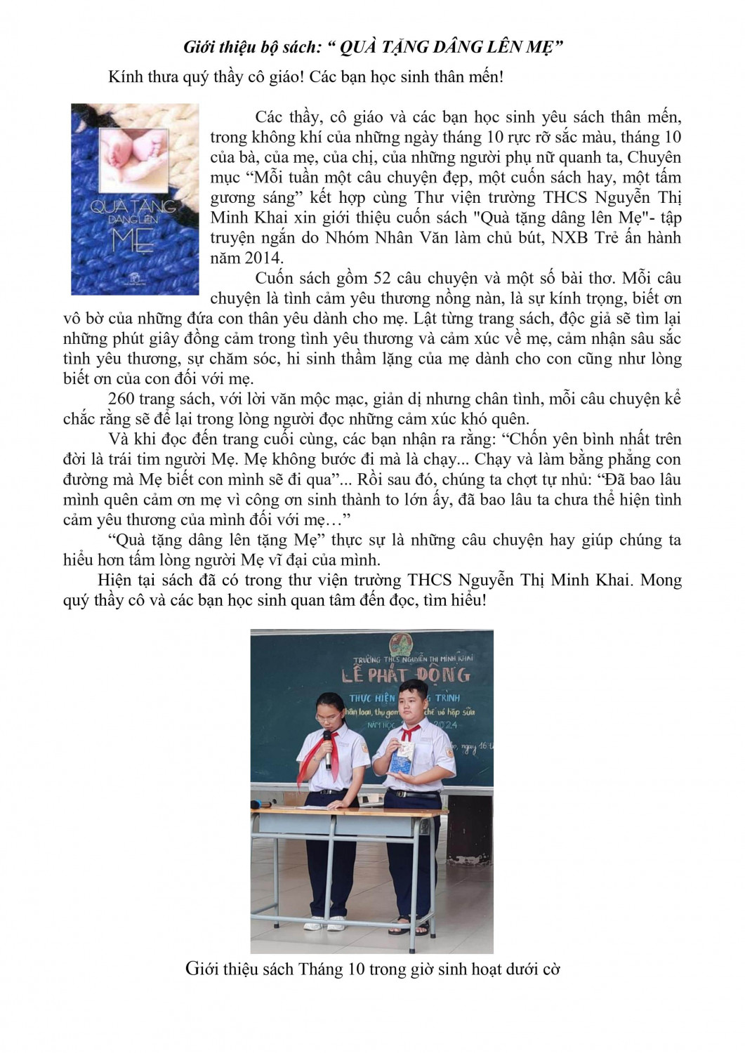 GIỚI THIỆU SÁCH THÁNG 10 NĂM HỌC 2023 min